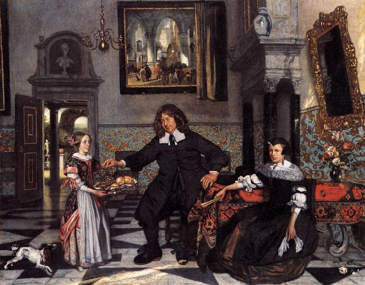 Portrait of a Family in an Interior, Emmanuel de Witte